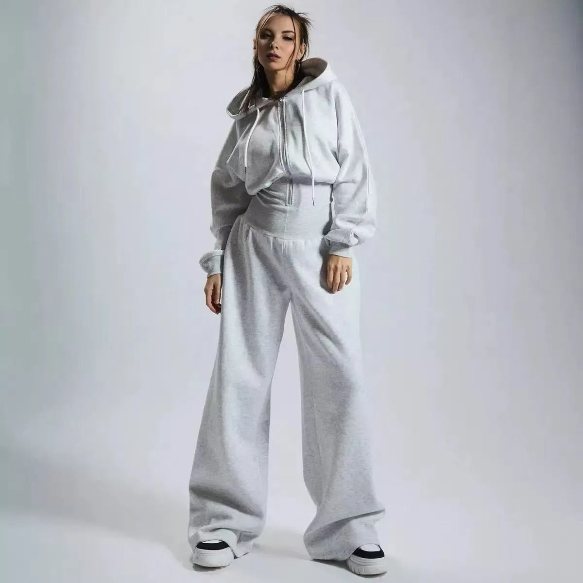 Casual Long Sleeve One-Piece for Women, Fall Winter Outfit